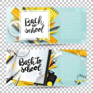 Geri okul tasarım üstbilgileri