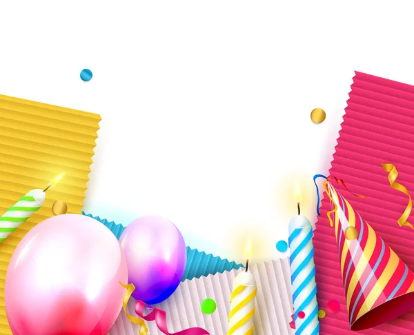 Birthday or party template Stock Illustration