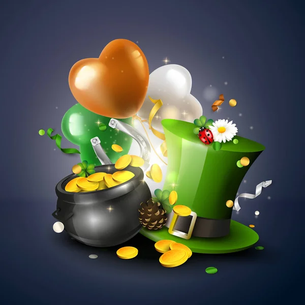 Fondo del día de San Patricio — Vector de stock