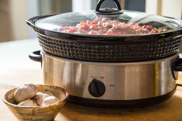 Winter slow cooker meal — Stock Photo, Image