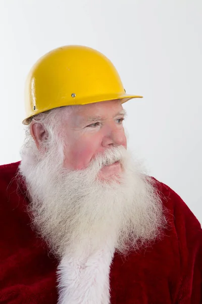 建筑工人圣诞老人 — 图库照片