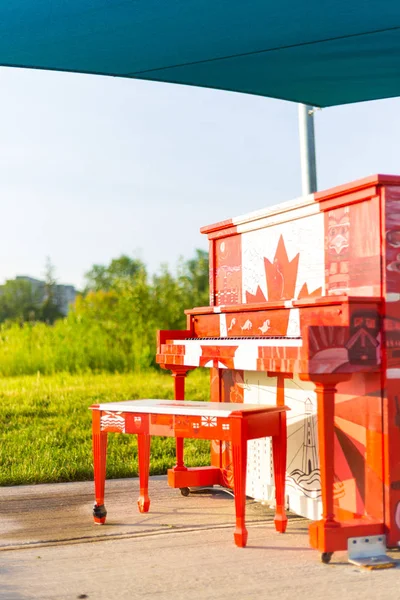 The Hyde Park Canadian Piano — Stock Photo, Image