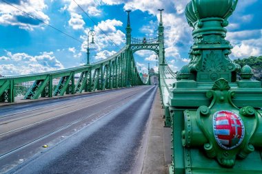 Budapeşte, Macaristan Eylül 2017 üzerinde Özgürlük Köprüsü