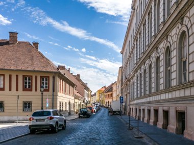 Buda bölge Budapeşte, Macaristan üzerinde Eylül 2017
