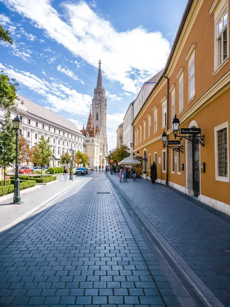 Barrio de Buda en Budapest, Hungría en septiembre 2017 — Foto de Stock