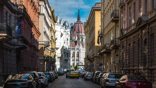 Budapest Straßen und Architektur, Ungarn, September 2017 — Stockfoto