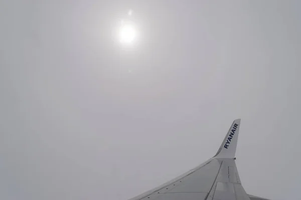 Rumunia - lut 18: Widok z Ryanair Ailines Boeing 737 — Zdjęcie stockowe