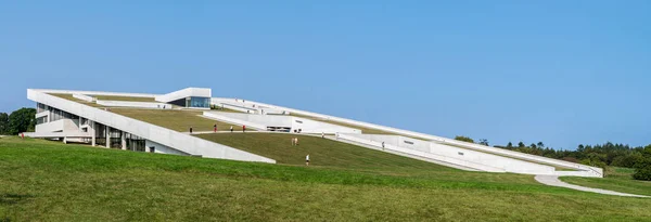 Moesgaard Müzesi, Danimarka - 15 Eylül 2016: Panoramik Moesgaard Müzesi Arkeoloji ve Etnografya adanmış bir Danimarkalı bölgesel.