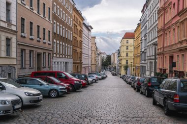Berlin güzel bir sokakta.