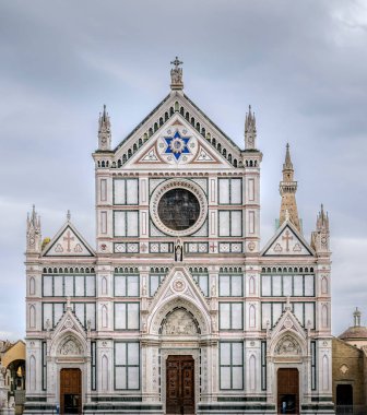 Basilica di Santa Croce, Florence. II sahiptir ve asıl Fransisken Kilisesi Floransa, İtalya