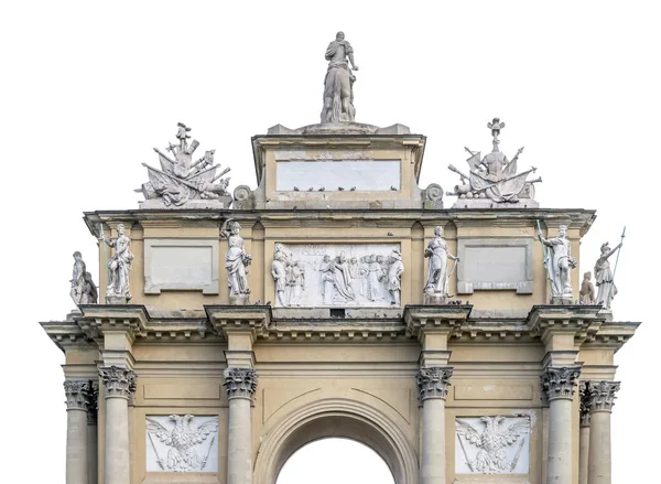 Floransa Arc de Triomphe beyaz izole — Stok fotoğraf