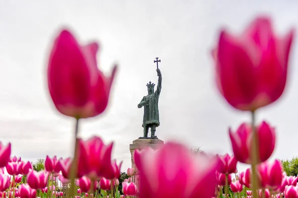 Chisinau Moldavia Esteban Iii Moldavia Conocido Como Esteban Grande Estatua —  Fotos de Stock