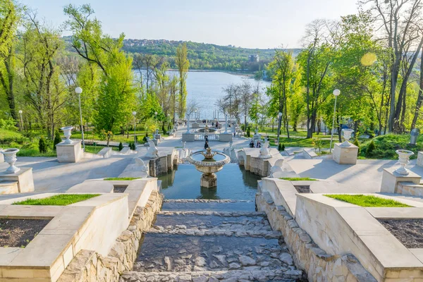 Chisinau Moldova Marzo 2019 Vista Del Hito Scara Cascadelor Valea —  Fotos de Stock