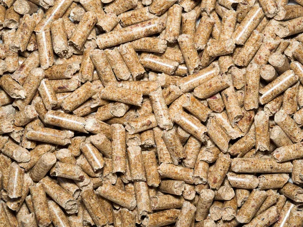 Pellets de madera de cerca —  Fotos de Stock