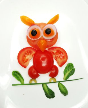 yaratıcı sebze yemekleri snack domates ile