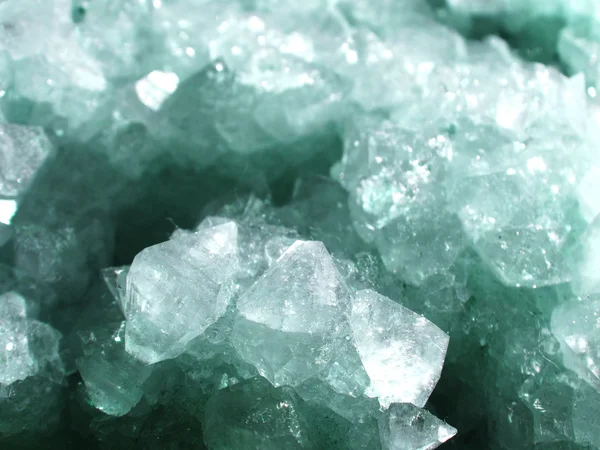 Akvamarín krystal křemene geode geologické krystaly — Stock fotografie