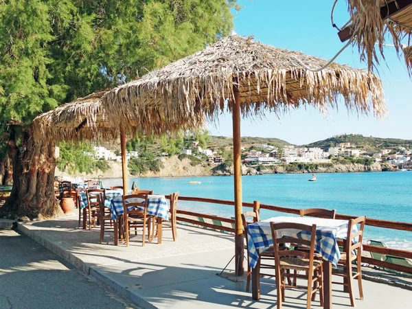 Meditrannean 바다 크레타 섬 그리스의 해안선 풍경 — 스톡 사진