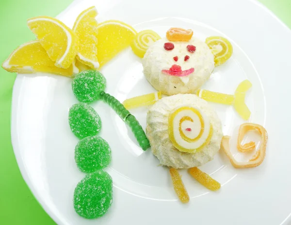 크리에이 티브 마멀레이드 과일 젤리 달콤한 음식 — 스톡 사진