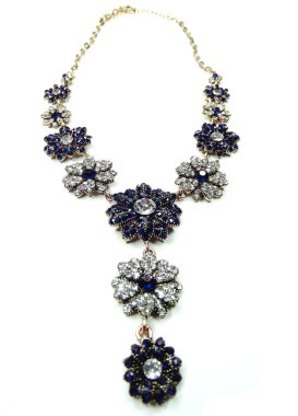 parlak kristal takı kolye