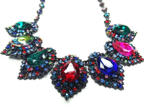 parlak kristal takı kolye