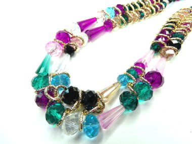 parlak kristal takı kolye