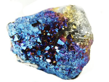 Kristal kuvars aura titan Jeod jeolojik kristalleri 