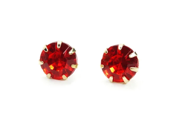 Pendientes de joyería con cristales brillantes —  Fotos de Stock