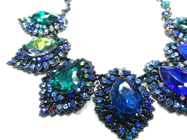 parlak kristal takı kolye