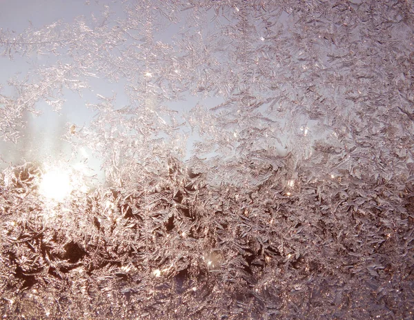 Copos de nieve patrón como fondo de textura de invierno —  Fotos de Stock