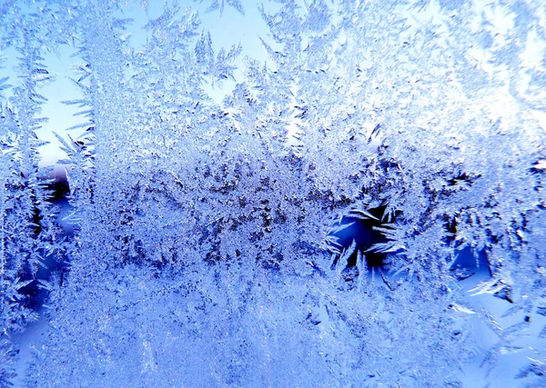 Copos de nieve patrón como fondo de textura de invierno —  Fotos de Stock