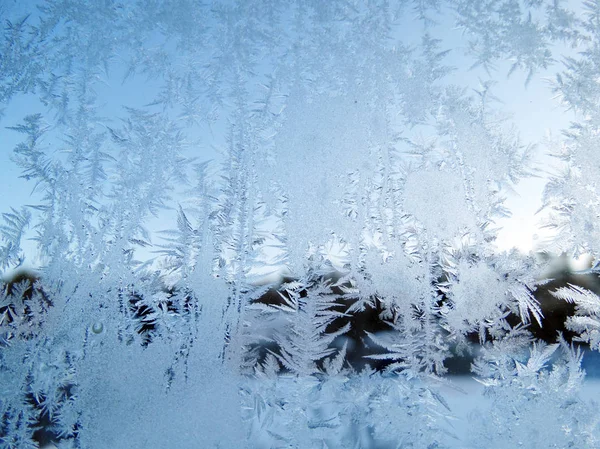 雪花模式作为冬季纹理背景 — 图库照片