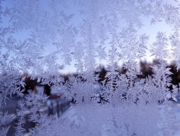 雪花模式作为冬季纹理背景 — 图库照片