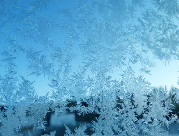 雪花模式作为冬季纹理背景 — 图库照片