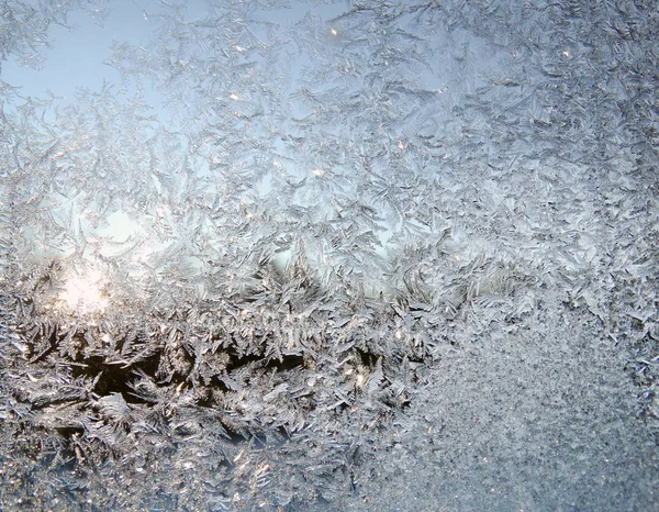 Snöflingor mönster som vintern textur bakgrund — Stockfoto