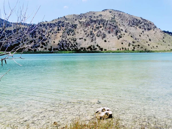 dağ göl manzara Girit Adası Yunanistan