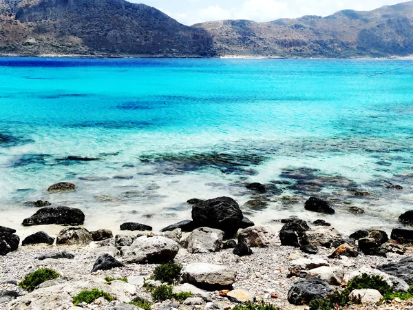 Costa paisaje mar Creta isla Grecia — Foto de Stock