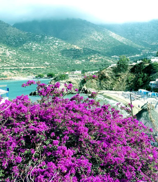 Morze krajobraz wybrzeże wyspa Kreta Grecja — Zdjęcie stockowe