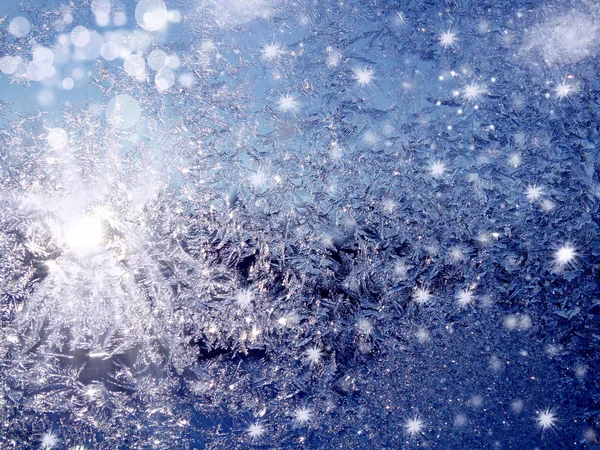 Snowflakes desen kış doku arka plan olarak — Stok fotoğraf