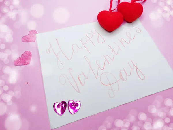 Wenskaart Valentijnsdag concept vakantie liefde — Stockfoto