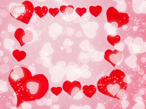 Gratulationskort alla hjärtans dag kärlek holiday konceptet bakgrund — Stockfoto