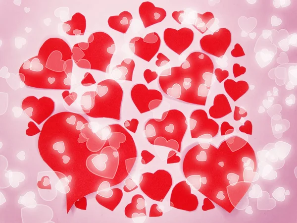 Вітальна листівка день Валентина любов свято концепція фон — стокове фото