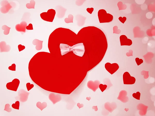 Tarjeta de felicitación día de San Valentín amor vacaciones concepto fondo — Foto de Stock
