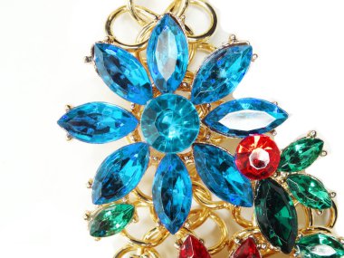 parlak kristal broş lüks moda mücevher