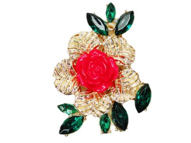 parlak kristal broş lüks moda mücevher