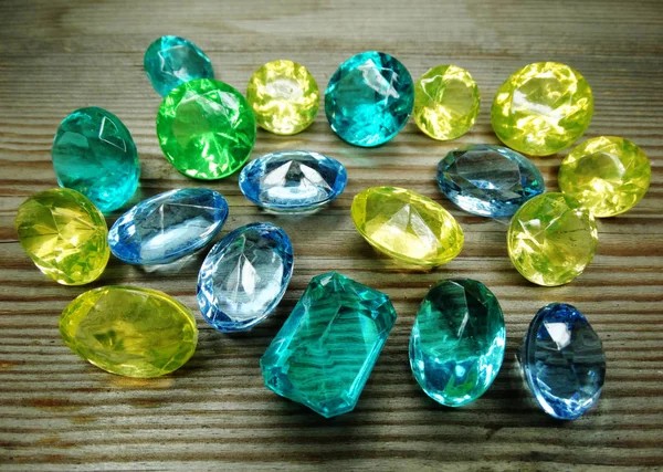 Gem crystals sapphire diamonds jewel — Stock Photo, Image