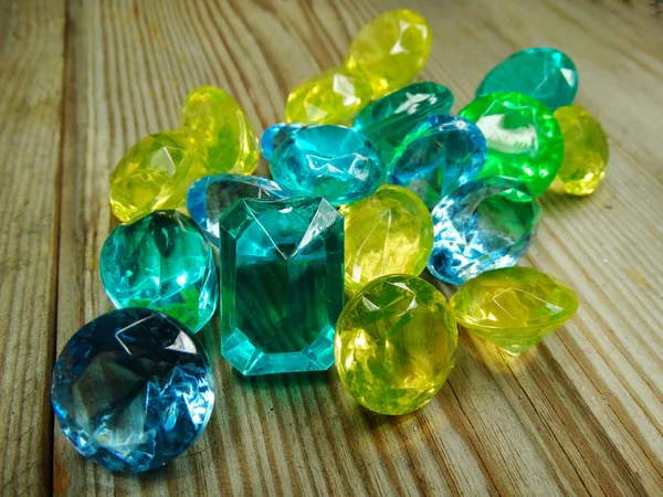 Gem crystals sapphire diamonds jewel — Stock Photo, Image