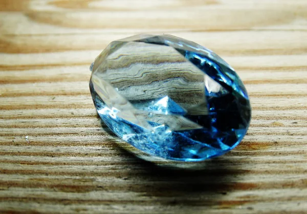 Gem kristály zafír gyémánt ékszer — Stock Fotó