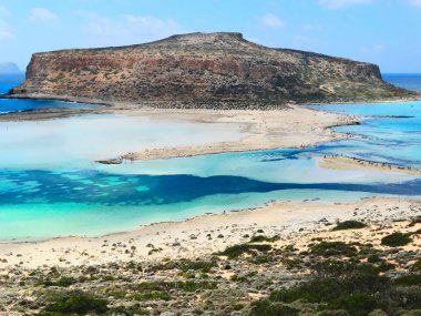 plaj ve sahil deniz Girit Adası Yunanistan manzara