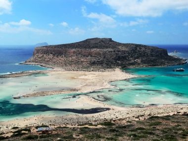 plaj ve sahil deniz Girit Adası Yunanistan manzara