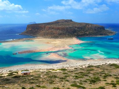 plaj ve sahil deniz Girit Adası Yunanistan manzara